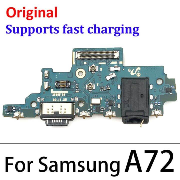 new-hot-nang20403736363-บอร์ดเฟล็กซ์ชาร์จสำหรับ-samsung-a72-a725-a725f-แท่นชาร์จขั้วต่อช่องเสียบ-usb-สายเคเบิลงอได้ชาร์จ