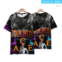 T-shirt 2023 Summer Short sleeved with Luffy Savron cartoon pattern, mens fashion. fashion versatile t-shirt