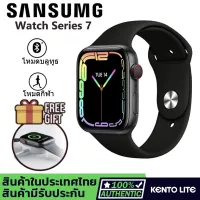 「เมนูภาษาไทย」Samsung นาฬิกา Smart Watch สมาร์ทวอทช์ ของแท้ บลูทูธสร้อยข้อมือสุขภาพ heart rate ความดันโลหิตการออกกำลังกาย pedometer จอทัสกรีน IOS Android
