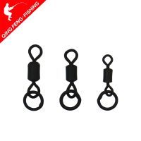 20pcs Carp Fishing Micro Hook Ring Swivel Flexi Accessories For Carp Fishing Rolling Swivel with Ring for D-Rig Chod Rig Tackle