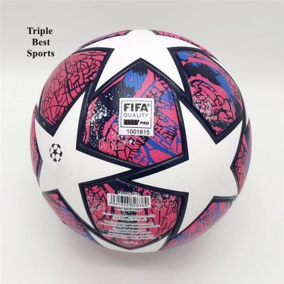 With Free Pump Needle Pin Net 1 Set Professional UEFA Final Match Size 5 Football Soccer Futsal Ball Finale Madrid 20 21