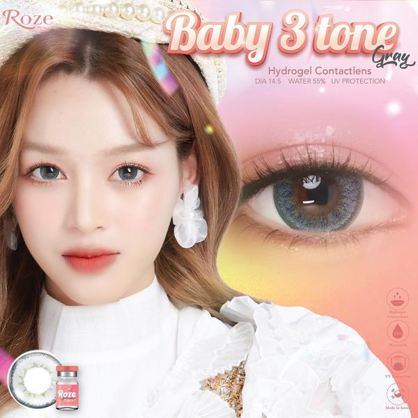 คอนแทคเลนส์-hydrogel-ขนาดกลาง-baby-3-tone-rozelens