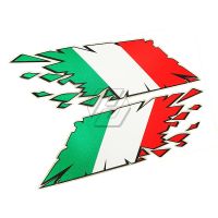 ■ Motorcycle Tank Decals Italian Flag rip Style Italy Sticker Case for Vespa GTS GTV Fly Ducati Monster Aprilia MV Triumph 675