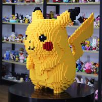 ตัวต่อเลโก้ที่เข้ากันได้ปริศนาประกอบของเล่นเด็กโปเกมอน Pikachu ของขวัญวันเกิดปริศนาสำหรับผู้ชายและเด็กผู้หญิงที่มีคุณภาพดี