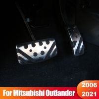 For Mitsubishi Outlander 2 3 II III 2006 - 2012 2013 2014 2015 2016 2017 2018 2019 2020 2021 Car Fuel Pedals Cover Accessories