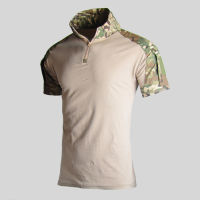 Outdoor Sport Men Tactical T-Shirts Military Hiking Tee Shirt Army Loose Cotton Quick Dry Short Sleeve Solid Breathable Camo