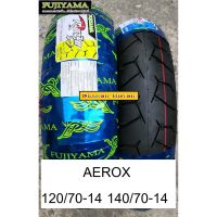 คู่ยางเรเดียล 120/70 140/70 ขอบ 14 TL TUBELESS FUJIYAMA ลาย ROZZO สำหรับ AEROX