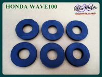 HONDA WAVE100 HANDLE BASE RUBBER SET (6 PCS.) #ยางรองแฮนด์ เซ็ท 6 ชิ้น