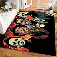 Evil Guys living room rug Halloween game rugs Floormat soft Bed bath Non Slip Large Car bedroom decor Horror Movie doormat