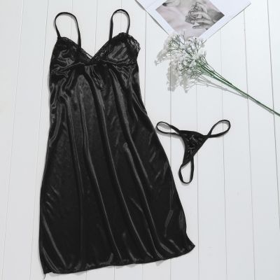 [Cos imitation] เซ็กซี่ลูกไม้ดอกไม้ชุดชั้นในชุดชั้นในสำหรับผู้หญิง B Odycon ชุดสีชมพูตาข่าย Transpare ชุดนอนซาตินชุดนอนผ้าไหมกับชุดทอง