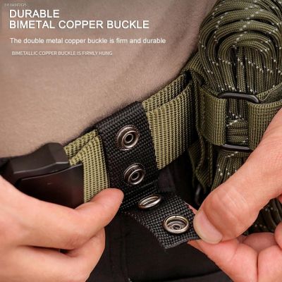 ❁○ 2/4Pcs Tactical Belt Buckle Heavy Duty Belt Nylon Ribbon Fixed Buckle Keychain Ring Backpack Waist Fastener Hook Buckles