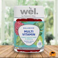 วิตามินรวมและแร่ธาตุที่จำเป็นต่อร่างกาย  Natures Way Wel. Multivitamin Gummies 60 เม็ด