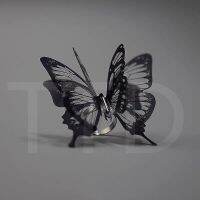 Homemade butterfly dark ring vintage jewelry accessories retro disco girl