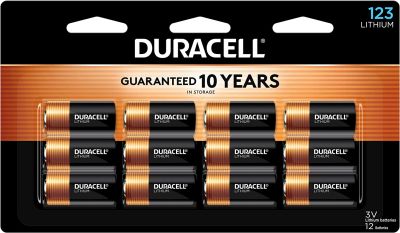 (ส่งด่วน,ของแท้) 12 ก้อน # Duracell CR123 CR123A 1,470 ma High Power Lithium Batteries 12 Count ดูร่าเซล ถ่านลิเธียม (12 ก้อน) Exp.2031 (พร้อมส่ง)
