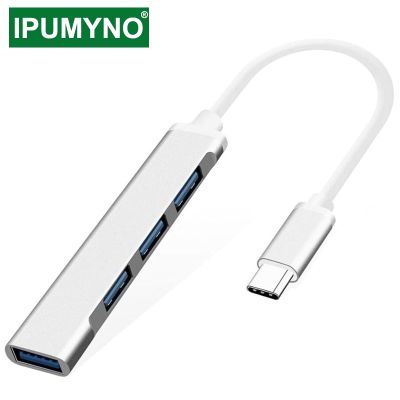 【ร้อน】 USB C HUB 3.0 3.1 Type C 4พอร์ตหลาย S Plitter อะแดปเตอร์ OTG สำหรับ Xiaomi Lenovo Macbook Pro Air PC คอมพิวเตอร์โน๊ตบุ๊คอุปกรณ์เสริม
