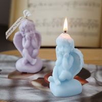 Angel Shaped Scented Candles Decorative Aromatherapy Cheese Candle Wedding Birthday Gift Party Desktop Decoration Holiday Gifts