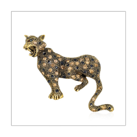 1 Piece Leopard Brooch Pins for Women and Men New Year Gift