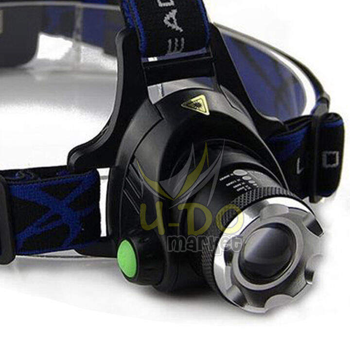 Senter Kepala T6 Headlamp T6 High Power Senter Kepala Dengan