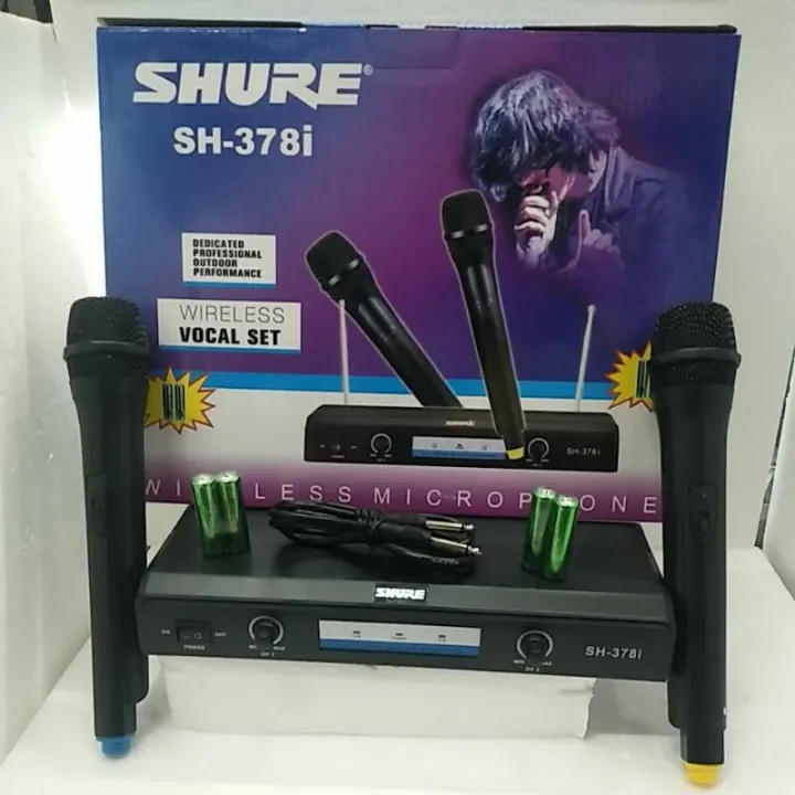 induction microphone shure Sh378i wireless microphone