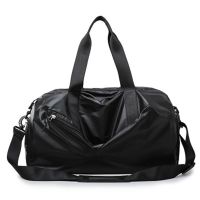 Mens and Womens Gym Bag with Shoe Lattice Travel Bag Waterproof Outdoor Gym Bag Duffel Bag