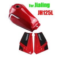 Conjunto De Tanque De Combustible Y Aceite Para Motocicleta, Piezas Reemplazadas, Caja De Metal Roja Negra Con Paneles,Para Honda JIALING Dirtbike XL125 JH125L