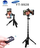 Original 100% YUNTENG YT-9928 3 in 1 ขาตั้งพร้อมไม้เซลฟี่ และ รีโมทชัตเตอร์ Selfie/Tripod/Remote controller ของแท้ 100%