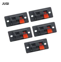 Hot 2PCS/ 5 Pcs 2 Positions Connector Terminal Push in Jack Spring Load Audio Speaker Terminals