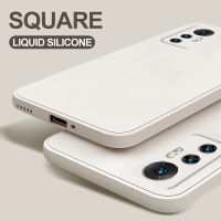 【2023】Mi 12 Mi12 X 12x Pro Case Luxury Original Squar Silicon Protection Soft Phone Cover For Xiaomi Mi 12 Mi12 X 12x Pro 【hot】