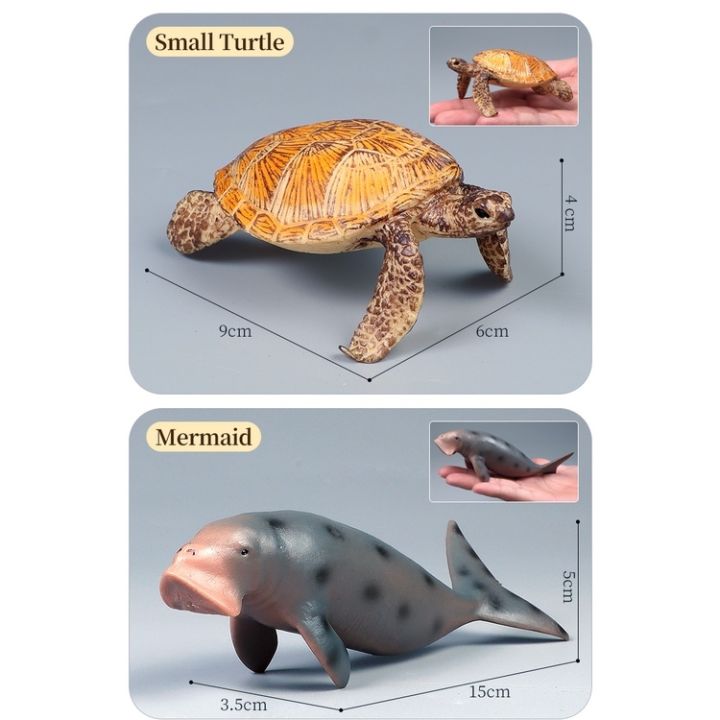 sea-manatee-dog-lion-turtle-crab-starfish-figures-decoration-set-collection-gifts