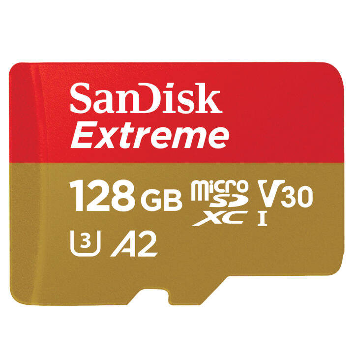 sandisk-micro-sd-card-extreme-128gb-sdxc-อ่าน190mb-s-เขียน-90mb-s-sdsqxaa-128g-gn6gn-ไมโครเอสดีการ์ด-แซนดิส-โดย-synnex