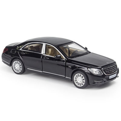 1:32 Benz S600จำลองล้อแม็กรถยนต์รุ่นดึงกลับรถเด็กเครื่องประดับเครื่องประดับรุ่น