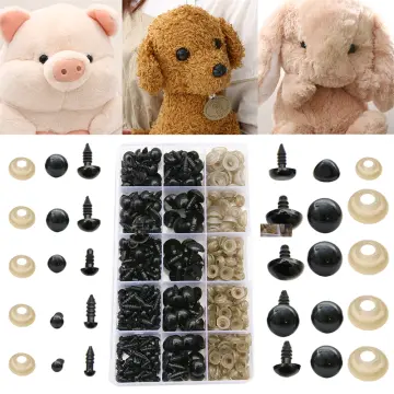  14mm Safety Eyes for OWL Plastic Eyes Plastic Craft Safety Eyes  Stuffed Doll Animal Amigurumi DIY Accessories - 20 Pairs (Clear)