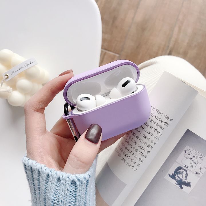 เคสซิลิโคนสำหรับ-apple-airpods-pro-3-เคส-ยางซิลิโคน-ป้องกัน-กรอบ-รุ่นหูฟังบลูทู-ธ-ไร้สายชาร์จกล่องเคสสี-candy-matte-soft-cover-สำหรับ-air-pods-pro-3-gen-อุปกรณ์เสริมพร้อมตะขอ