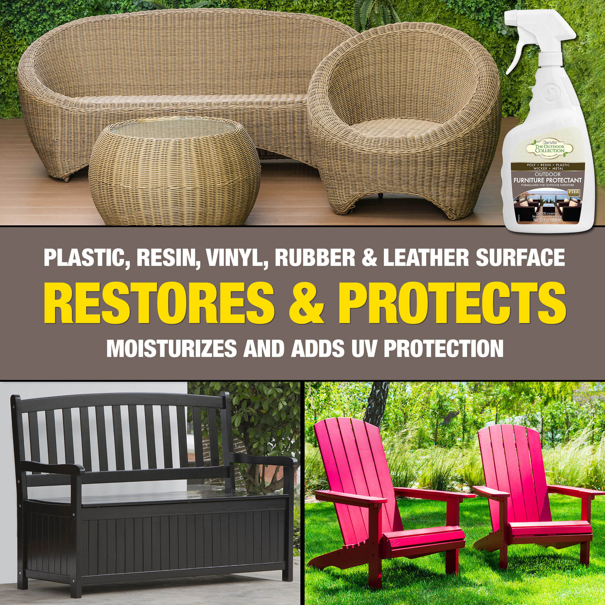 The Outdoor Collection Furniture Protectant ปกป้องเฟอร์นิเจอร์ พร้อม