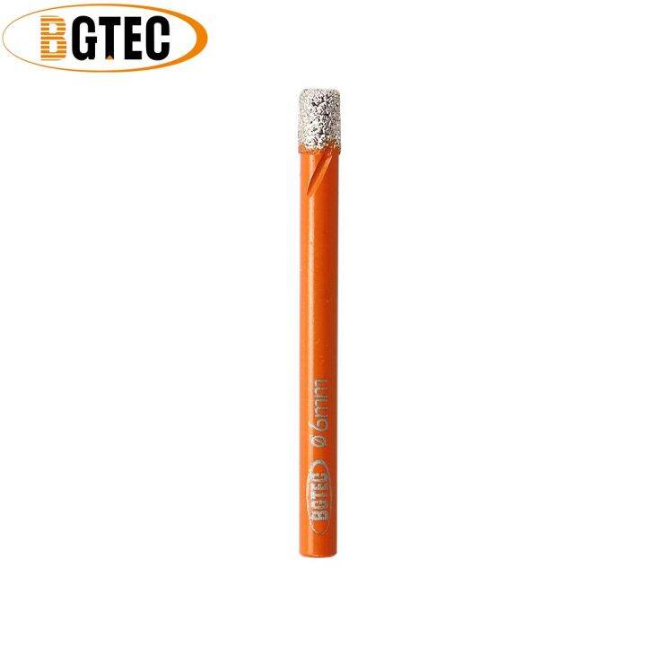 bgtec-เชื่อมแบบสุญญากาศเพชรแห้งก้านกลม10ชิ้น-เซ็ต6มม-ดอกสว่านเซรามิกแกรนิตกระเบื้องดอกสว่านหัวเจาะ