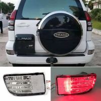 Lampu Rem Reflektor Bumper Belakang LED สำหรับ Toyota Land Cruiser Prado GRJ120 FJ120 TRJ120 2002-2009 Sinyal Lampu Kabut Dengan Lampu