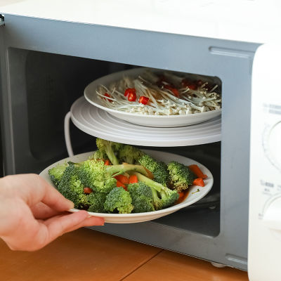 Hot K] อุปกรณ์เสริมการจัดการใหม่2021ชั้นวางเตาอบไมโครเวฟในครัวอเนกประสงค์,ที่วางถาดอาหารชั้นนึ่งให้ความร้อนมัลติฟังก์ชัน