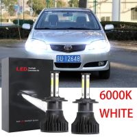 ชุดหลอดไฟหน้าฮาโลเจน LED 6000K 2003-2007 สําหรับ Toyota Vios(NCP40) 2004 2005 2006 รับประกัน 10 เดือน