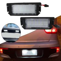 【อะไหล่รถยนต์】 I20ฮุนได2008-2014 LED ใบอนุญาตสำหรับ Kia Rio III UB 2011-2015 12V ABS + LED