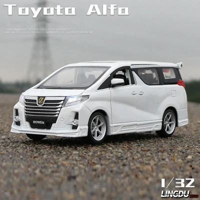 จัดส่งฟรีใหม่1:32 Alphard ล้อแม็กรถยนต์รุ่น D Iecasts และของเล่นยานพาหนะรถของเล่นของเล่นเด็กสำหรับของขวัญเด็กของเล่นเด็ก