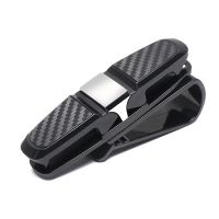 ：》“{： QHCP Universal Auto Sun Visor Glasses Fastener Clip Holder Multi-Ftion Portable For Sunglasses Eyeglasses Ticket Card Clips