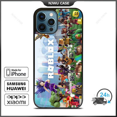 Roblox Game All Character Phone Case for iPhone 14 Pro Max / iPhone 13 Pro Max / iPhone 12 Pro Max / XS Max / Samsung Galaxy Note 10 Plus / S22 Ultra / S21 Plus Anti-fall Protective Case Cover