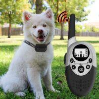 Electric Dog Training Collar 1000M Pet Remote Control Waterproof Rechargeable Shock Vibration Collar Trainer Device Pet Supply