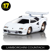 Maisto โมเดลของเล่นกล่องจัดแสดงของสะสม COUNTACH ชุดยานยนต์กล้ามเนื้อ1:64 1966