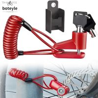 ♘✿ Universal Disc Brake Lock Bike Anti -Theft Disc Lock Mountain Road MTB Cycling Rotor Disc Brake Wheel Lock with Reminder Cable