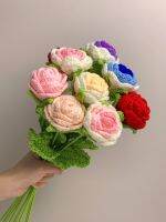 jfjg۞  Wool Hand Knitting Bouquet Photography Props