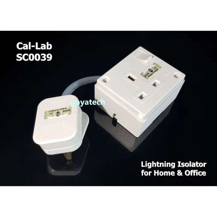 CalLab SC0039(10A) Lightning Isolator Protector for Power Outlet