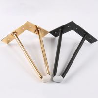 4pcs 10cm-40cm iron table Legs for metal furniture foot black gold chair sofa bed hairpin desk leg cabinet feet to the dresser Furniture Protectors Re