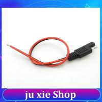 JuXie store 2 Pin 30CM 10A 18AWG SAE Power Connector Cable Automotive Extension SAE copper Cable Quick Disconnect Solar panel Cord wire