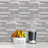 (ร้อน) Vividtiles ไม้แบบง่ายต่อการ DIY กาวตนเอง Backsplash ไวนิลวอลล์เปเปอร์3D เปลือกและติดกระเบื้องบุผนัง